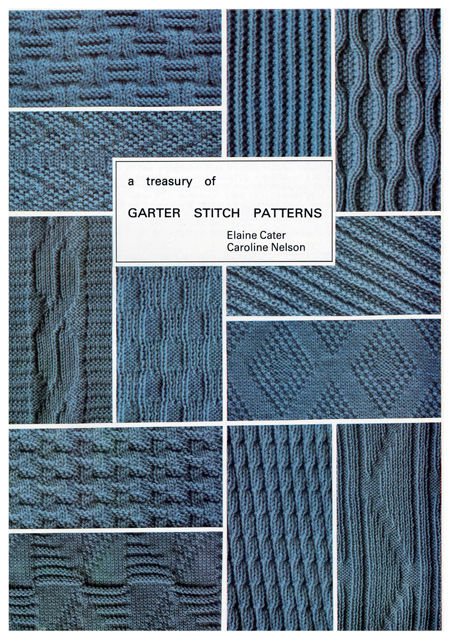 Elaine Cater : Book of Garter Stitch Patterns